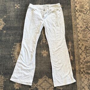 Chico's 00 White Flared Jeans